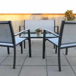 Set mobilier gradina/terasa Sersimo Valencia, 2 fotolii, canapea si masuta