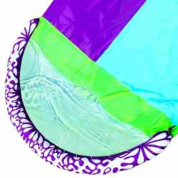 Tobogan de apa dublu cu fantana si 2 placi gonflabile incluse, 482x145 cm, multicolor