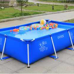 Piscina cadru metalic Intex, 220x150x60 cm, 1.600 litri