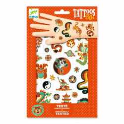 Tatuaje temporare Arte martiale, Djeco