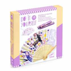 Joc creativ DIY Evantai Frumusetea padurii, Djeco