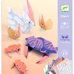 Joc creativ origami Familii de animale, Djeco