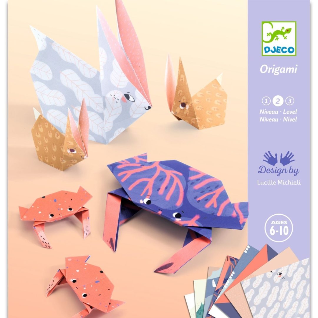 Joc creativ origami Familii de animale