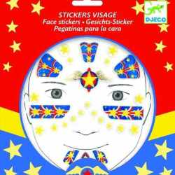 Stickere pentru fata Super erou, Djeco