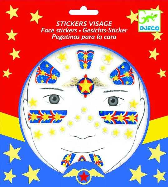 Stickere pentru fata Super erou