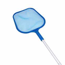 Plasa pentru curatarea piscinei cu maner telescopic, 122 cm, albastru