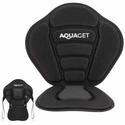 Scaun kayak pentru placa gonflabila SUP Stand Up PaddleBoard, reglabil, din neopren si poliester, negru