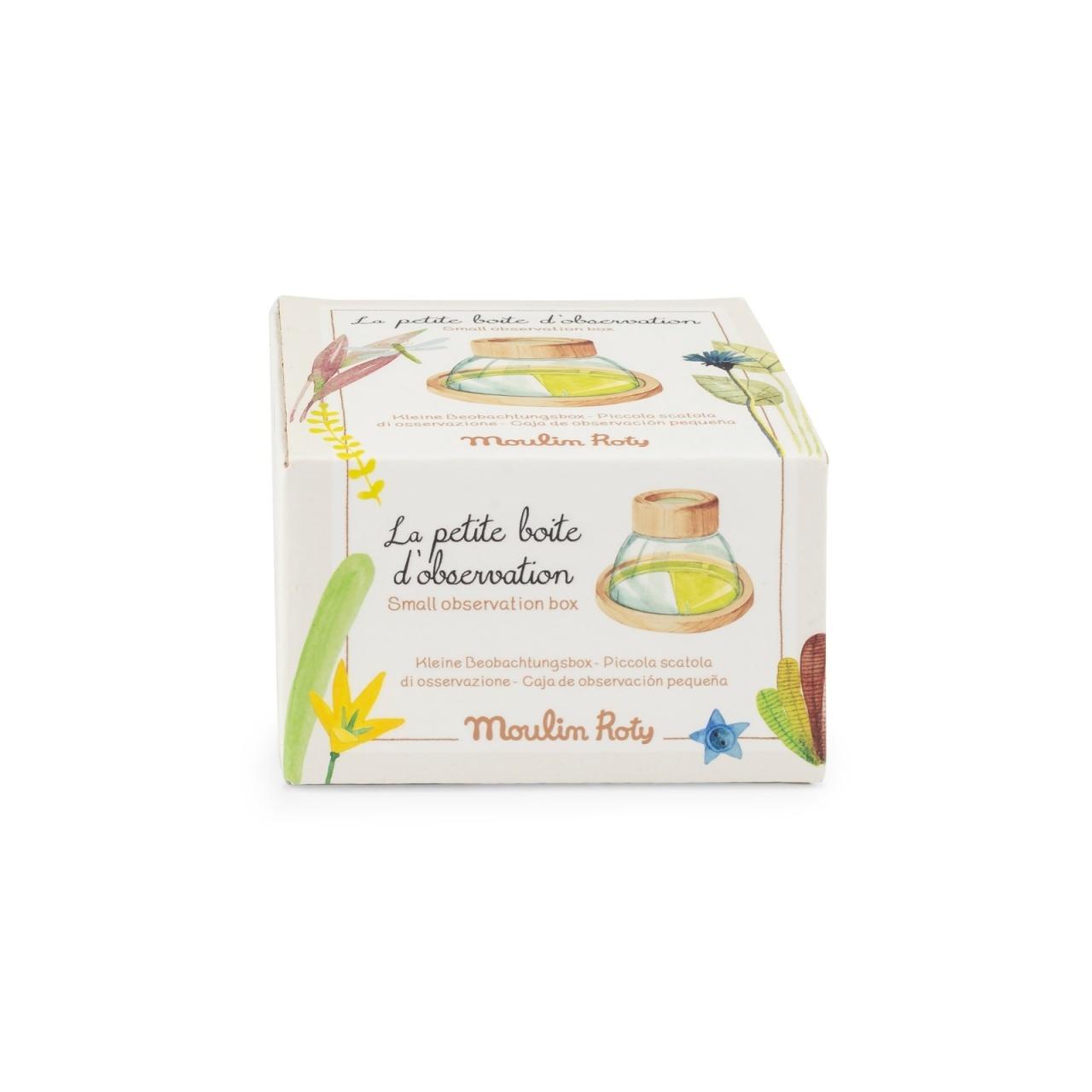 Cutie mica cu lupa pentru observarea insectelor