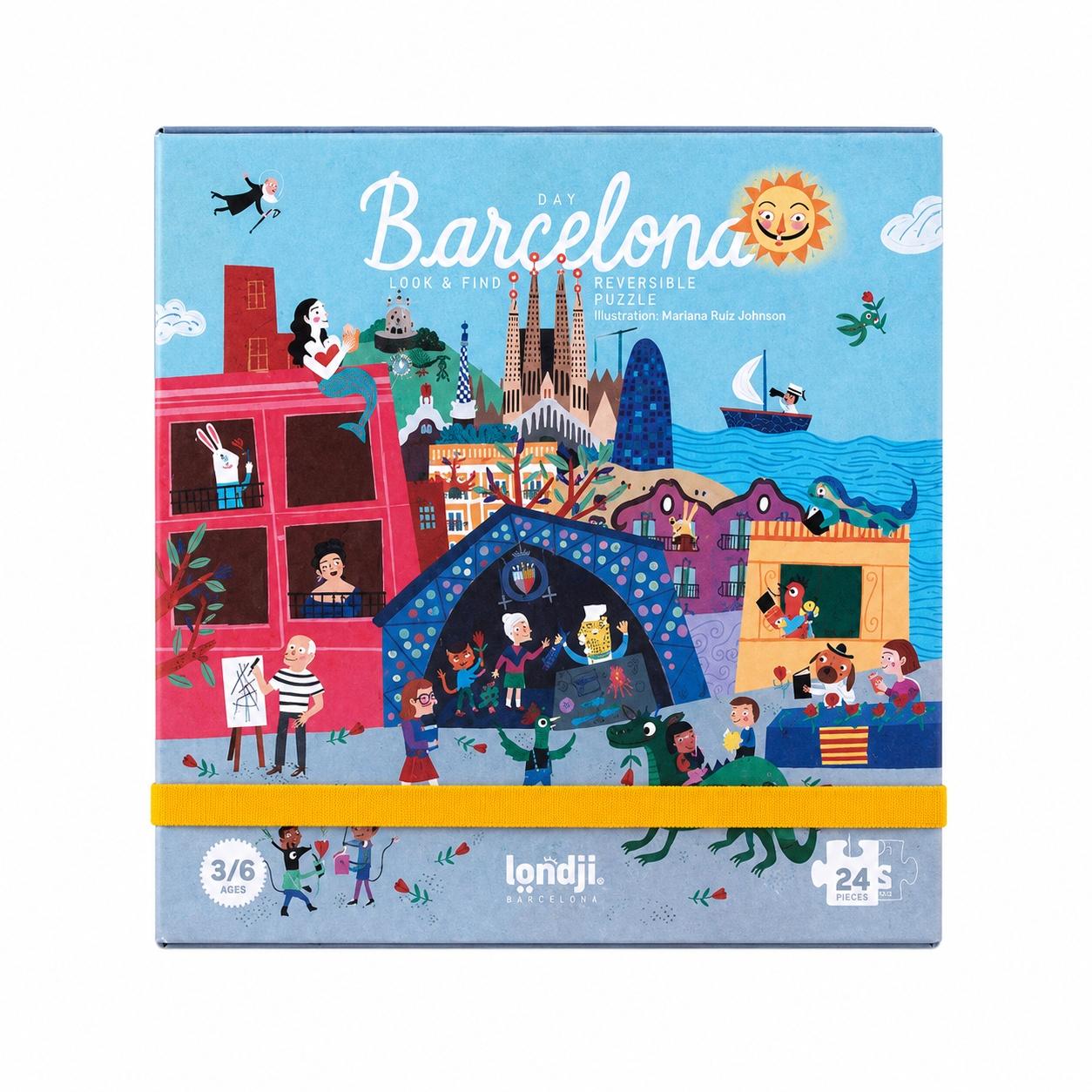 Puzzle reversibil Zi si noapte in Barcelona