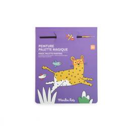 Set creativ de pictura cu paleta magica, Moulin Roty