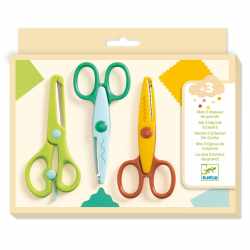 Set cu 3 foarfece decorative, Djeco