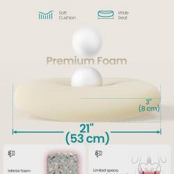 SONGMICS Scaun de birou ergonomic reglabil cu spatar mesh si suport lombar, maxim 120 kg, 64x64x107 cm, gri deschis