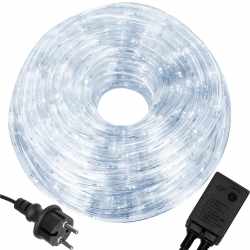 Instalatie tub furtun luminos pentru Craciun, 240 LED-uri, 10m, alb rece