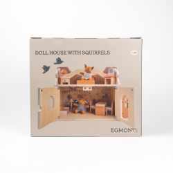 Casuta de papusi cu doua veverite de plus, Egmont Toys