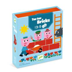 Joc de societate Toc Toc Bricks, Djeco