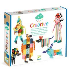 Set creativ 3 prieteni mari și companionii lor, Djeco
