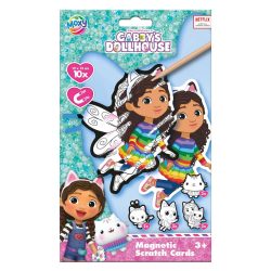 Set creativ de razuit Creeaza magneti Gabby's Dollhouse