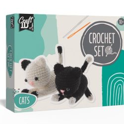 Set creativ DIY de crosetat Pisicute, Craft ID