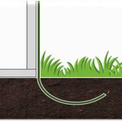 Sera de gradina, tip tunel cu cadru metalic, 250x400cm, 10mp, fereastra suplimentara spate