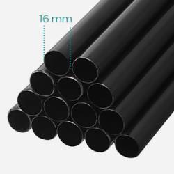 SONGMICS Garderoba pentru depozitarea hainelor, din material textil, cu 2 bare pentru umerase, 43x140x174cm, negru
