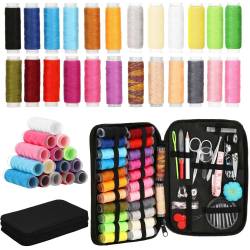 Set articole de cusut cu geanta de depozitare, 100 piese