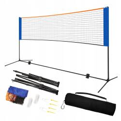Fileu pentru badminton, tenis sau volei, cu inaltime reglabila, 305x103cm
