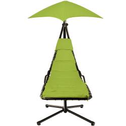 Leagan balansoar pentru gradina sau balcon, Bora Bora, 190x100x220 cm, verde
