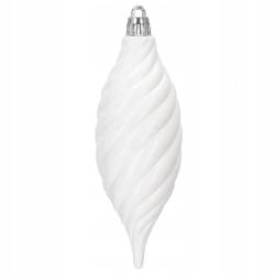 Set globuri si decoratiuni de Craciun, 72 piese, diverse dimensiuni, alb