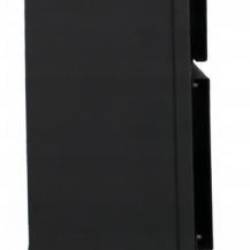 Cutie postala de exterior, pentru gard sau perete, din otel zincat, cu incuietoare, 37x11x37cm, gri