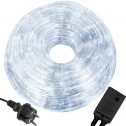 Instalatie tub furtun luminos pentru Craciun, 480 LED-uri, 20m, alb rece