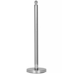 Suport hartie igienica tip tija, 51cm, argintiu cromat