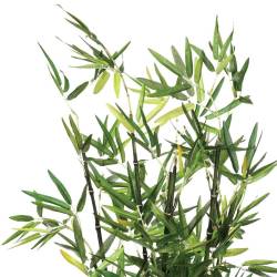 Planta artificiala Atmosphera Bambou cu ghiveci, bambus, 36x36x76 cm, verde