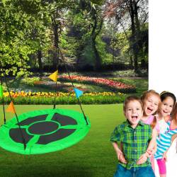 Leagan tip cuib Sersimo GO-L70D4A, 80cm, 100 kg, verde