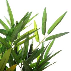 Planta artificiala Atmosphera bambus cu ghiveci ceramic, 26 cm, verde
