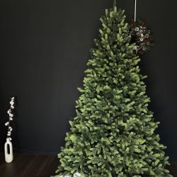 Brad artificial Christmas Deluxe by Sersimo, Carpati cu varfuri verzi, 2D+3D, 210cm