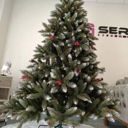 Brad artificial Christmas Deluxe by Sersimo, Frasin de Munte, 2D, 220cm