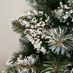 Brad artificial Christmas Deluxe by Sersimo, Crystal nins cu merisoare, 2D, 200cm
