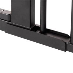 Poarta de siguranta Safety Gate pentru scari, ajustabila 103-110 cm, din otel, neagra
