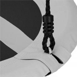 Leagan tip cuib Sersimo NS23, diametru 110cm, inaltime reglabila, pentru exterior, sarcina 150 kg, gri