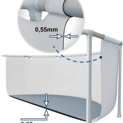 Piscina cadru metalic Intex Prism Frame, 366x76 cm, 6.500 litri