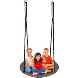 Leagan tip cuib 110cm, inaltime reglabila, 150 kg, Gri