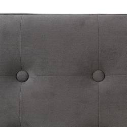 Taburet dublu pliabil Atmosphera Lysandre, MDF si poliester, 76x38x38 cm, gri