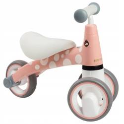 Mini bicicleta fara pedale, triciclu copii cu roti EVA, 50x22x39 cm, roz