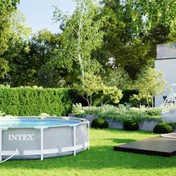 Piscina cadru metalic Intex 26712NP Prism Frame, 366x76 cm, 6.500 litri, cu toate accesoriile