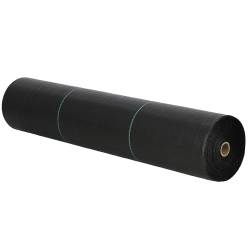 Folie agrotextil, mulcire, antiburuieni, filtru UV, 10 x 1.1metri, 70g/m2, negru