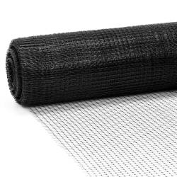 Plasa gradina anti daunatori si cartite, 45g/m2, 2x100 metri, ochiuri 16 mm, negru