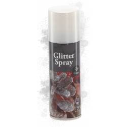 Spray decorativ cu sclipici 125 ml, pentru decoratiuni de Craciun, efect stralucitor cu particule glitter, formula cu uscare rapida, aplicare uniforma
