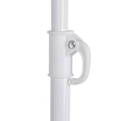 Umbrela de plaja pliabila, cu inclinare si inaltime reglabila, diametru 150 cm, rosu cu imprimeu pepene