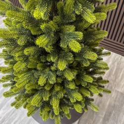 Brad artificial Christmas Deluxe by Sersimo, Viena Elite Spring in ghiveci, 3D, 110 cm