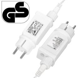 Ghirlanda luminoasa tip perdea 500 LED-uri, 20m, pentru interior/exterior, iluminare albastra